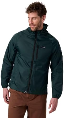 SPORT-TEK Unisex Packable Anorak | Hooded Lightweight Rain Jacket